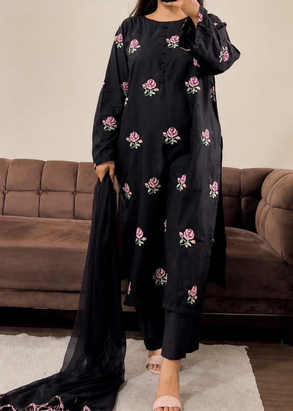 Women’s Embroidered 3PC Suit